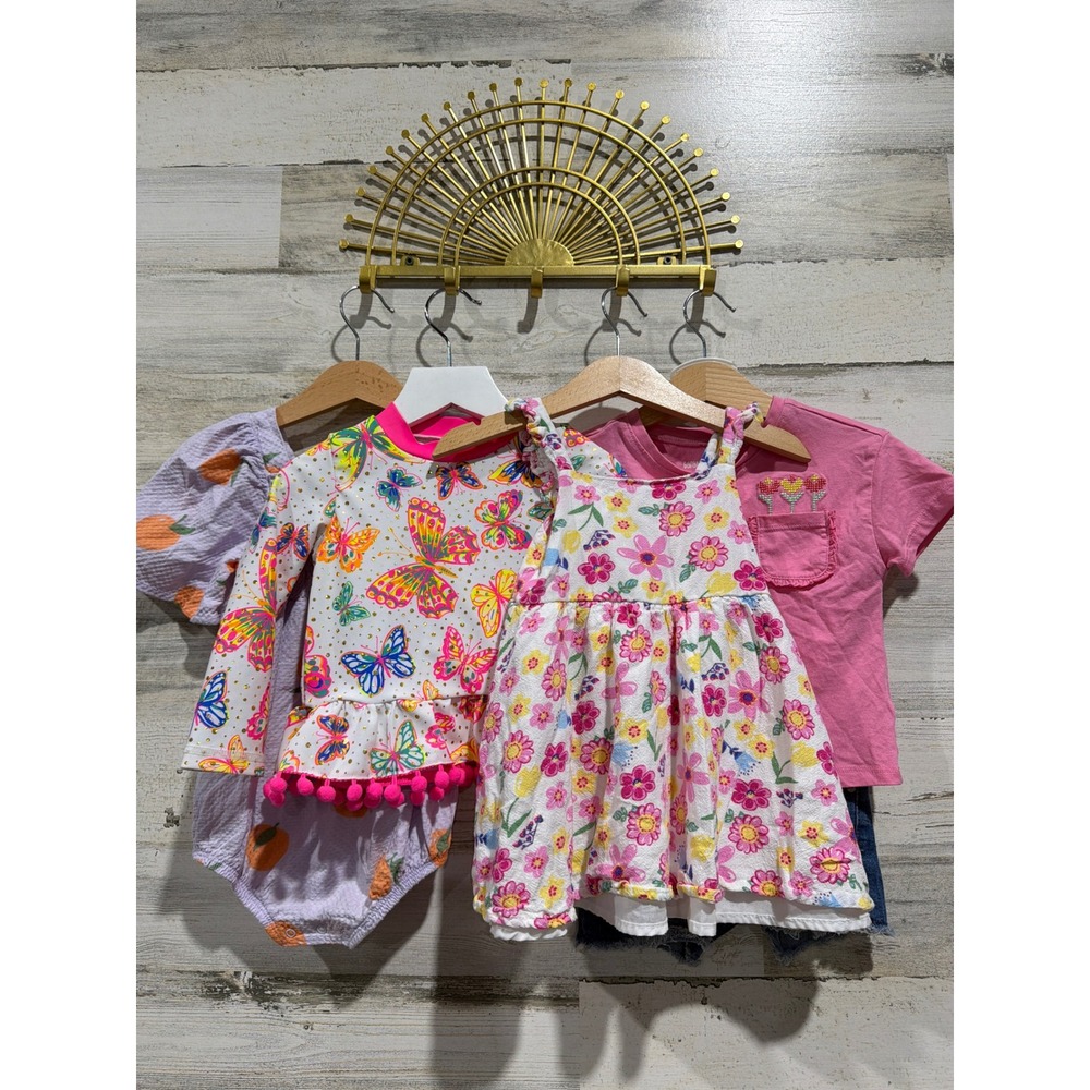 7 For All Mankind Betsey Johnson Baby Girls 18M 24M Summer Bundle EUC